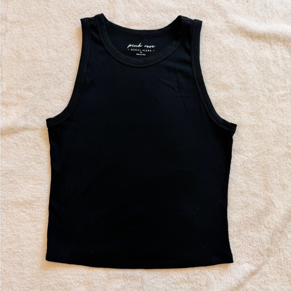 Sleek Black Tank Top